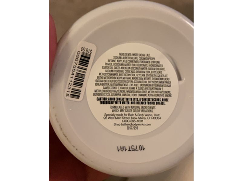 The Wellness Collection Fruit Scrub, Coconut Water + Vitamin E