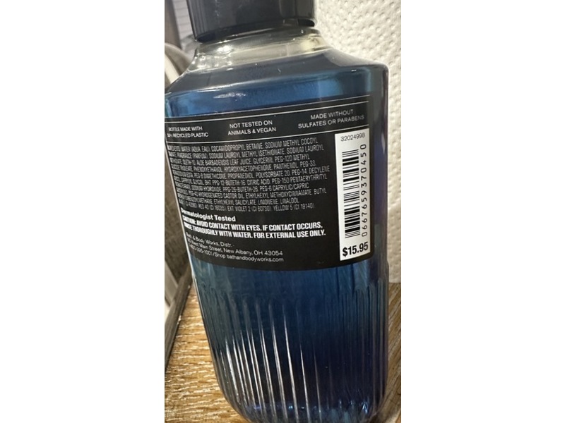 Bath & Body Works 3-In-1 Hair, Face & Body Wash, Ocean, 10 fl oz/ 295 mL