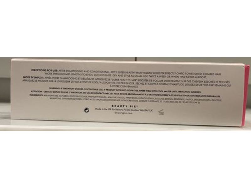 Beauty Pie Super Healthy Hair Volume Booster, 3.38 fl oz/100 mL