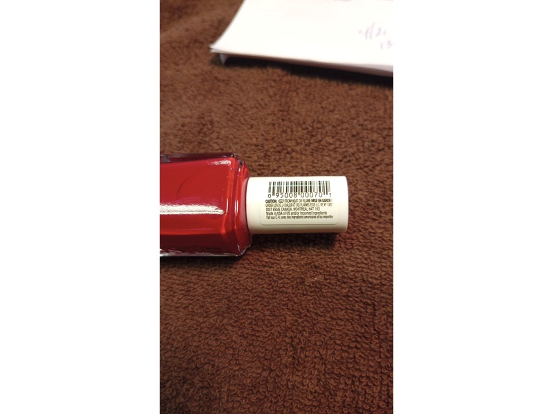 Essie Salon Quality Nail Lacquer, Forever Yummy Tango Red, 0.46 fl oz/13.5 mL