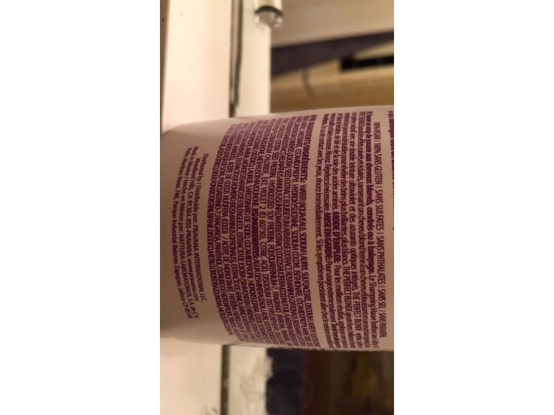 Pravana Cleanse The Perfect Blonde Purple Toning Shampoo, 11 fl oz/325 mL