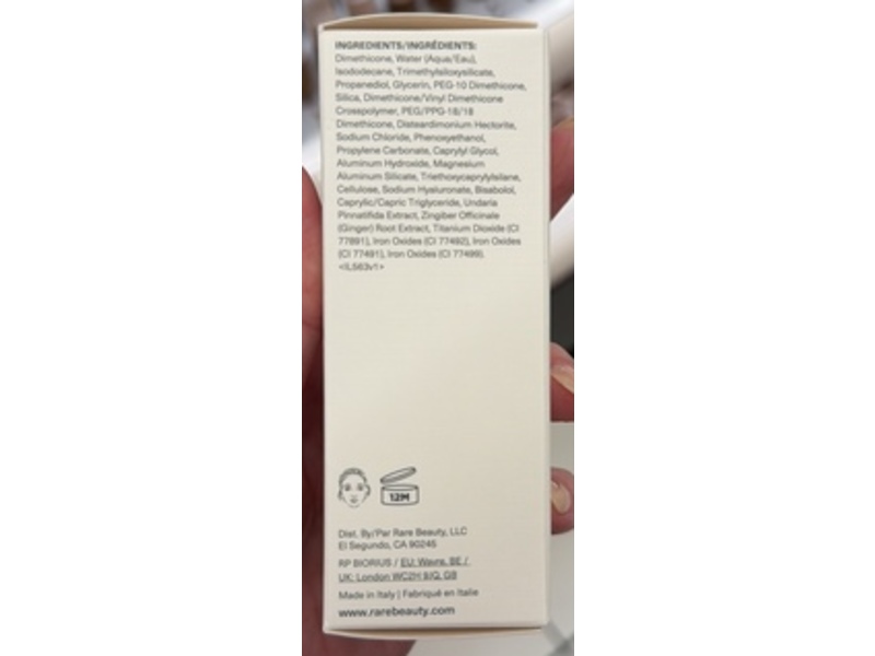 Rare Beauty True To Myself Natural Matte Longwear Foundation, 2 Fair Warm, 1 fl oz/30 mL