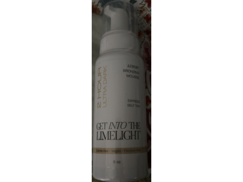 Get Into The Limelight Bronzing Mousse Self Tan, Ultra Dark, 8 fl oz