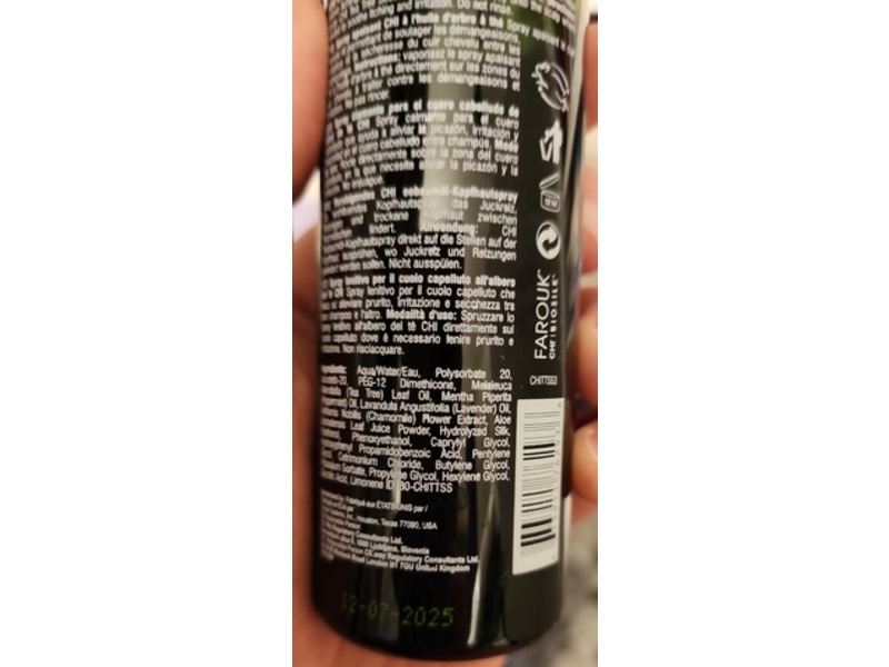 Chi Soothing Scalp Spray, Tea Tree Oil, 3 fl oz/89 mL