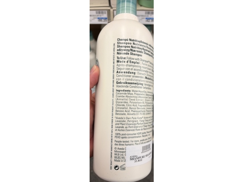 Aveda Shampure Nurturing Shampoo, 33.8 fl oz/1L