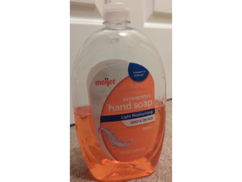 Meijer Light Moisturizing Antibacterial Hand Soap, 50 fl oz/1.47 L