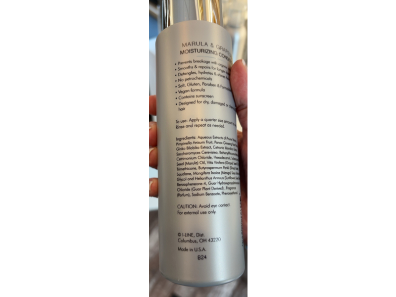 Yellow Strawberry Salon Marula & Grapeseed Conditioner, 13.3 oz/393 mL