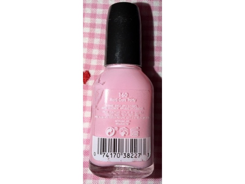Sally Hansen Hard As Nails Polish, 160 Hard Core Party, 0.45 fl oz/13.3 mL