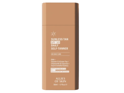Allies Of Skin Sunless Tan Daily Self Tanner, SPF 50 PA++++, 1.7 fl oz/50 mL