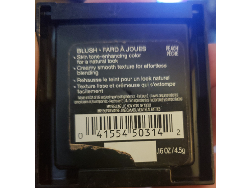 Maybelline New York Fit Me Blush, 40 Peach, 0.16 oz/4.5 g