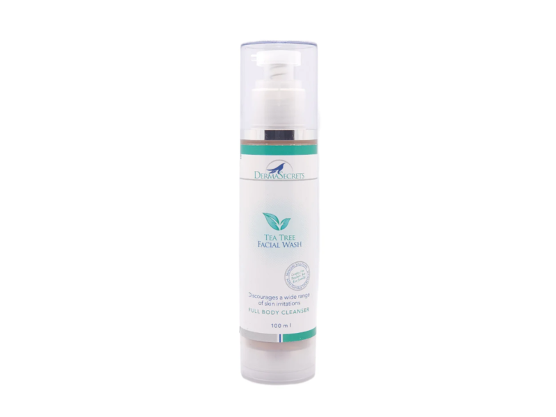 DermaSecrets Facial Wash & Full Body Cleanser, Tea Tree, 100 ml