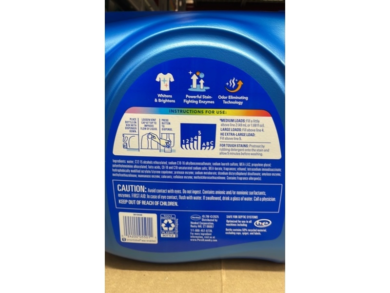 Persil Advanced Clean Oxi Power + Odor Fighting Detergent, 120 Loads, 202 fl oz/5.97 L