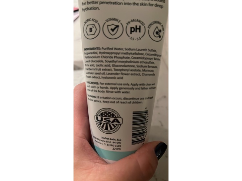 Renew-V Daily Intimate Wash, 6 fl oz/177 mL