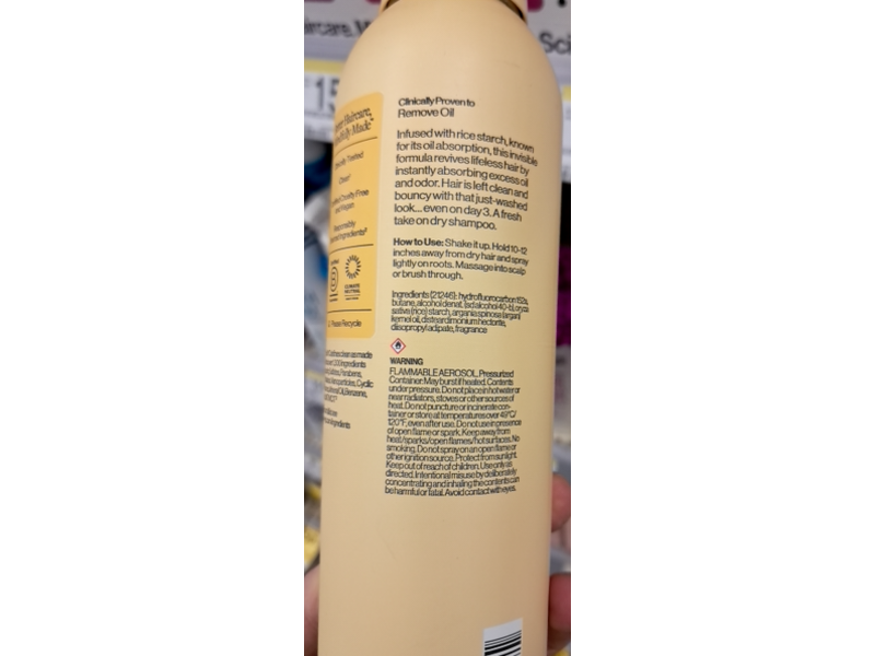 Eva NYC Freshen Up Invisible Dry Shampoo, Light & Fresh Scent, 5.3 oz/150 g