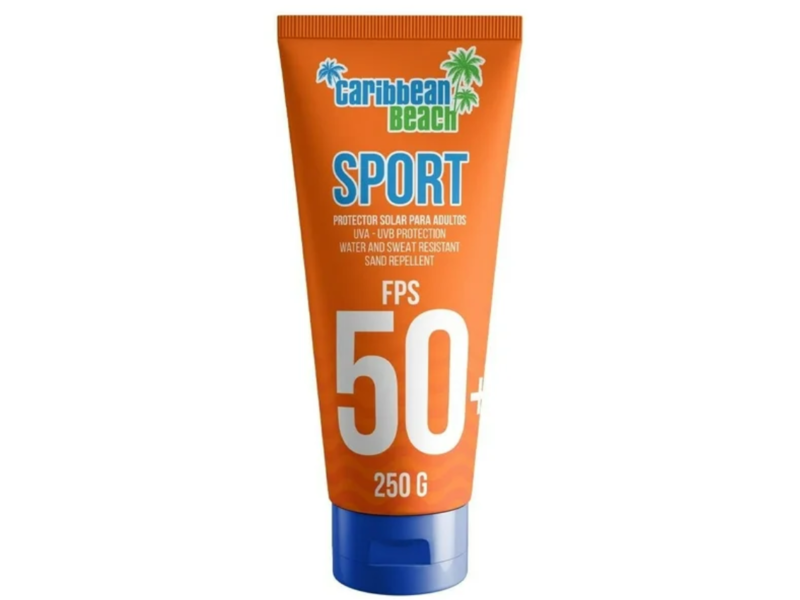 Caribbean Beach Sunscreen, SPF 50, Sport, 250 g