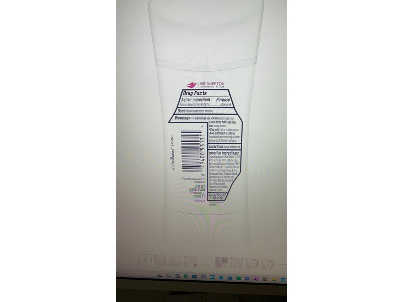 Dove Limited Edition Bridgerton Antiperspirant & Deodorant Stick, Raspberry Rendezvous, 2.6 oz