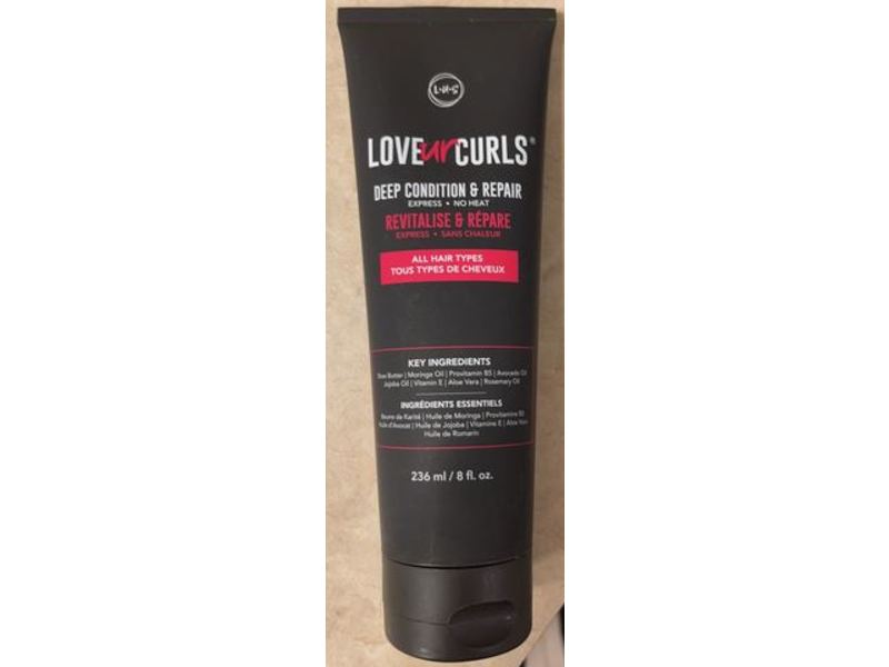 LUS Love Ur Curls Deep Condition & Repair, 8 fl oz/236 mL