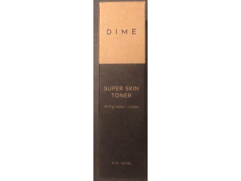 Dime Beauty Super Skin Toner, Witch Hazel, 4 oz/120 mL