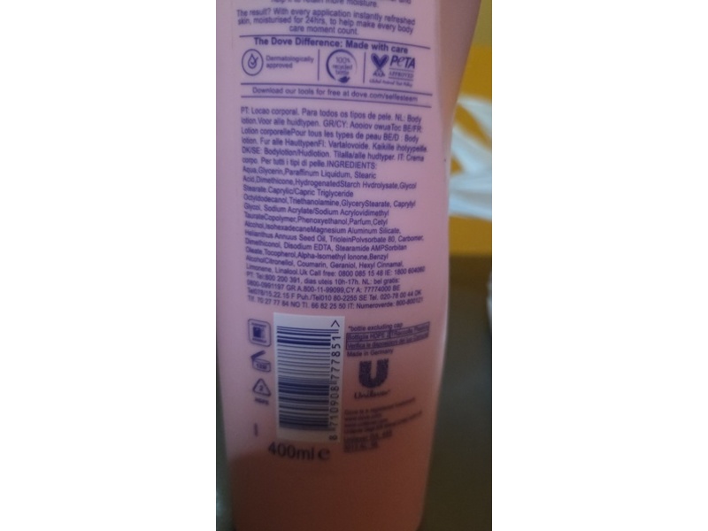 Dove Body Love Body Milk, 400 mL