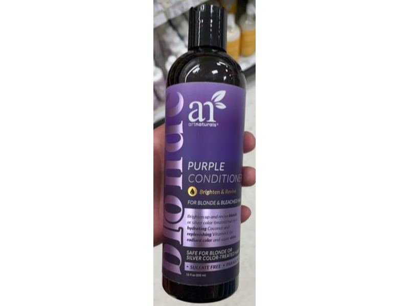 artnaturals Purple Conditioner For Blonde & Bleached Hair, 12 fl oz/355 ml