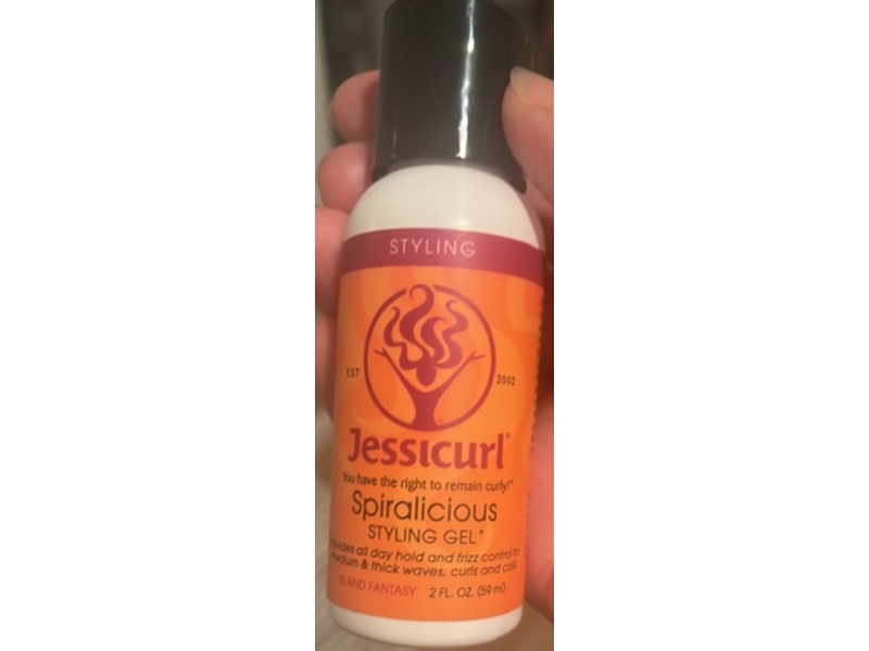 Jessicurl Spiralicious Styling Gel, Island Fantasy, 2 fl oz/59 mL
