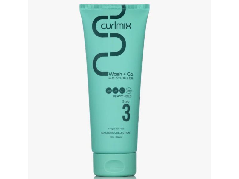 Curlmix Wash + Go Moisturizer, Heavy Hold, Fragrance Free, 8 oz/236 mL