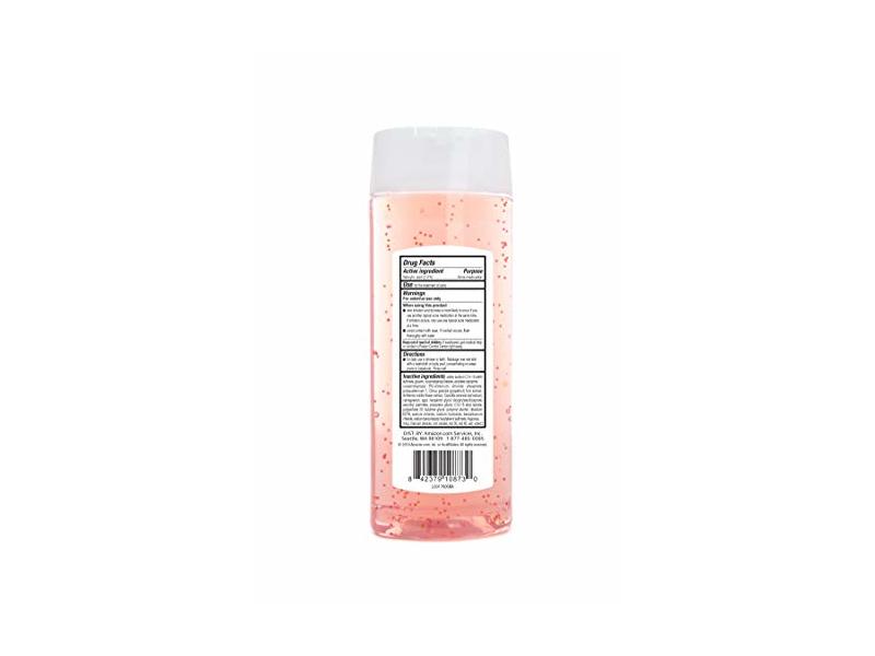 Amazon Brand - Solimo Clarifying Pink Grapefruit Body Wash, 2% Salicylic Acid Acne Treatment, Dermatologist Tested, 8.5 Fl Oz (Pack of 4)