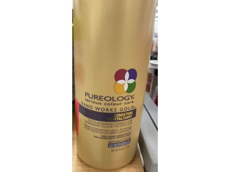 Pureology Nano Works Gold Conditioner, 33.8 fl oz / 1 L