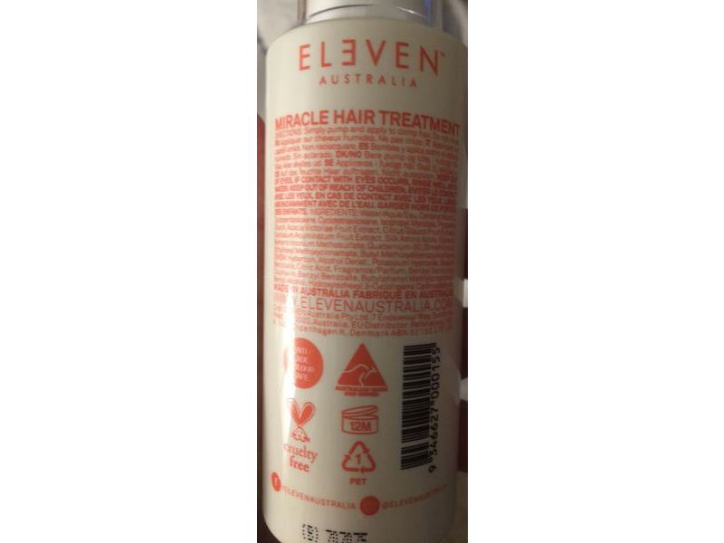 Eleven Australia Miracle Hair Treatment, 4.2 fl oz/125 mL