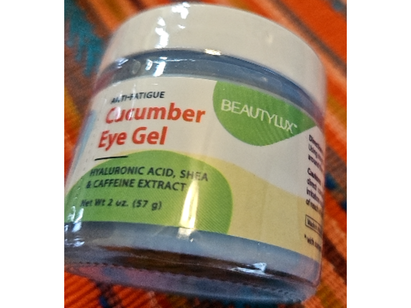 BeautyLux Anti-Fatigue Eye Gel, Cucumber, 2 oz/57 g