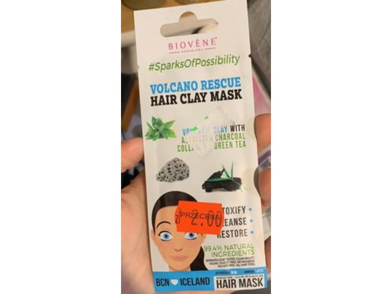 Biovene Volcano Rescue Hair Clay Mask, 12.5 mL