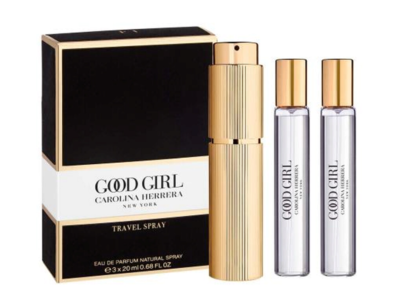 Good Girl Carolina Herrera Eau De Parfum Natural Spray, 0.68 fl oz/20 mL, 3 Count