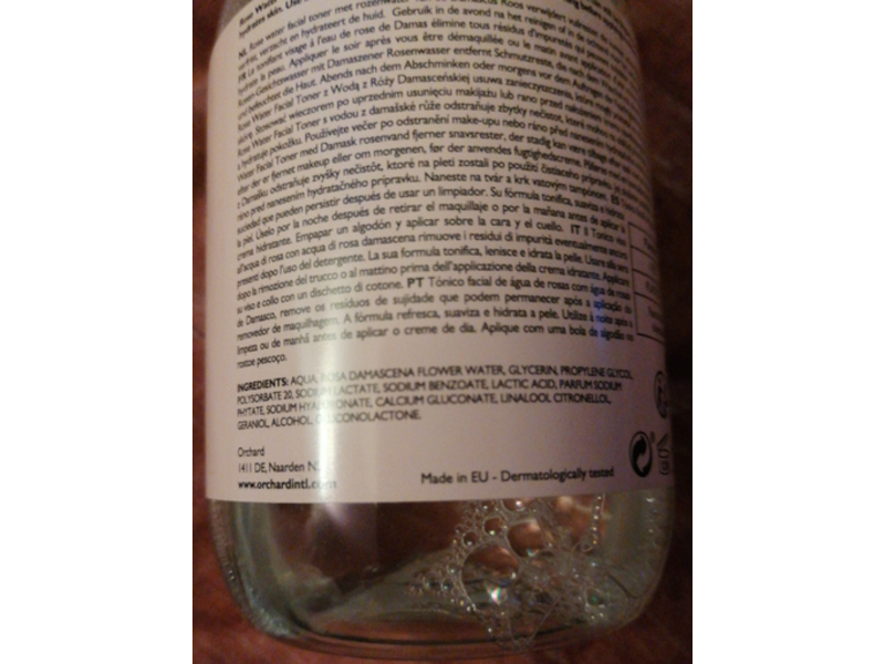 The Beauty Dept. Rose Water Facial Toner, 300 mL