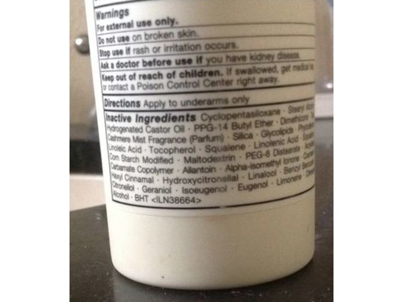 Donna Karan Cashmere Mist Deodorant Anti-Perspirant, 1.7 oz/50 mL