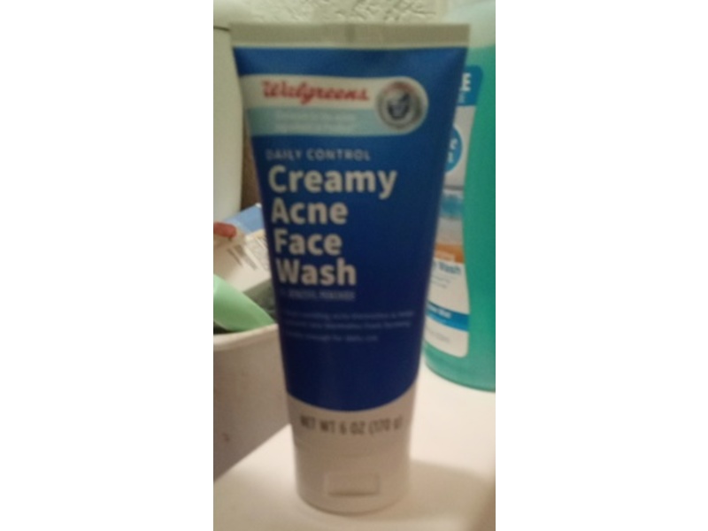 Walgreens Daily Control Creamy Acne Face Wash, 6 oz/170 g