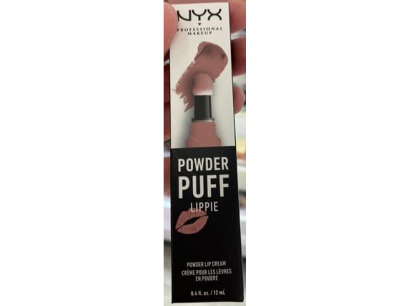 Nyx Professional Makeup Powder Puff Lippie Powder Lip Cream, Will Power, 0.4 fl oz/12 mL