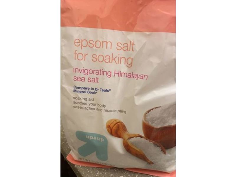 Up & Up Epsom Salt, Invigorating Himalayan Sea Salt, 3 lb/1.36 kg