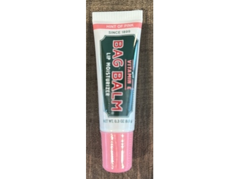 Bag Balm Lip Moisturizer, Hint Of Pink, 0.3 oz, Pack Of 4