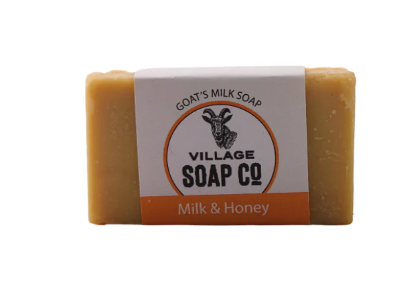 Village Soap Co Goat's Milk Soap, Milk & Honey, 3 oz