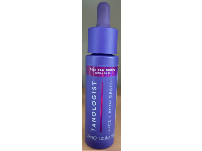 Tanologist Face + Body Drops, Extra Dark, 1.01 fl oz/30 mL
