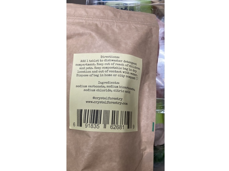 Crystal Forestry Dishwasher Detergent Tablets, Count 12