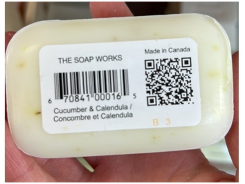 The Soap Works Cucumber & Calendula Soap, 110 g