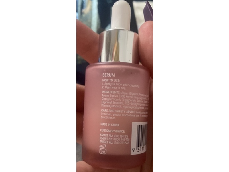 Oxx Skincare Sensitive Face Serum, Aloe Vera And Colloidal Oatmeal, 30 mL