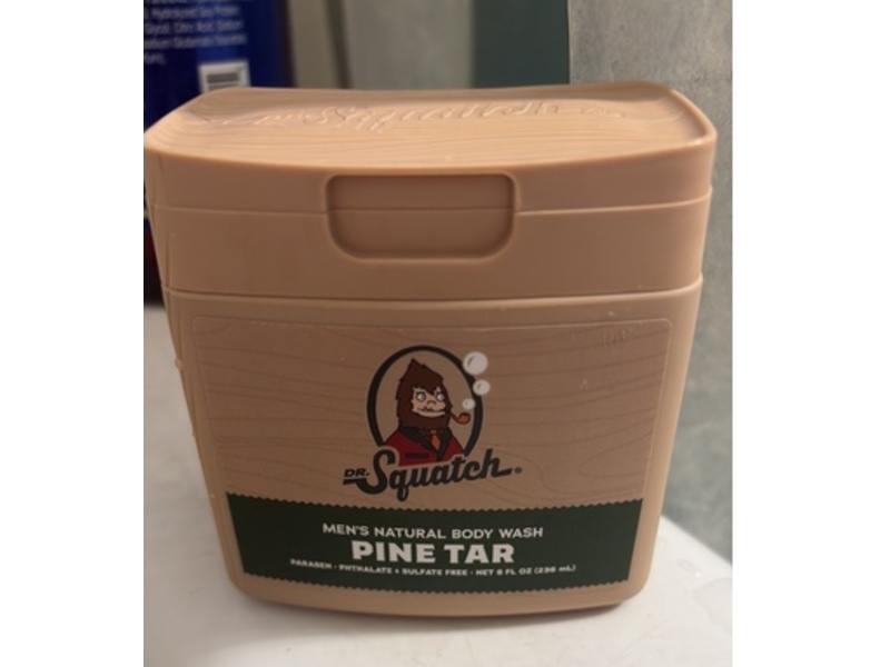 Dr. Squatch Mens Natural Body Wash, Pine Tar, 8 fl oz/236 mL