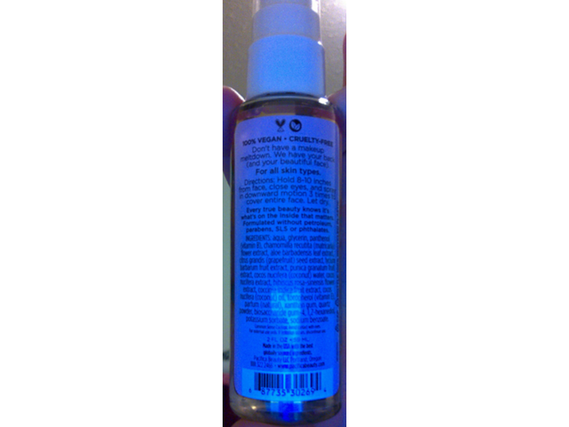 Pacifica Crystal Dew Setting Spray, Rose Quartz + Flower Extracts, 2 fl oz/29 mL