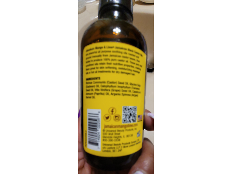 Jamaican Mango & Lime Jamaican Black Castor Oil, Xtra Dark, 4 Fl oz/118 mL