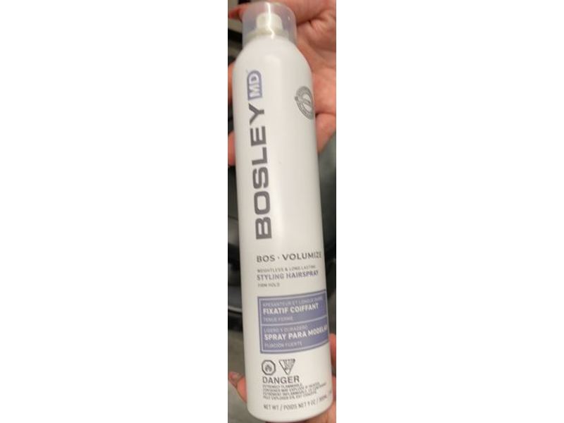 BosleyMD Volumize Weightless & Long-Lasting Styling Hairspray, 9 oz/300 mL