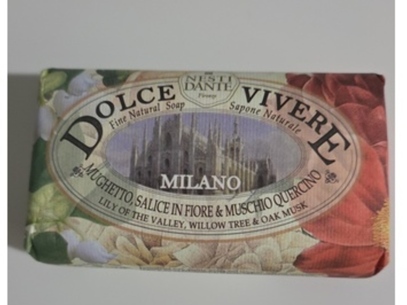 Nesti Dante Dolce Vivere Fine Natural Soap, Milano, 8.8 oz/250 g