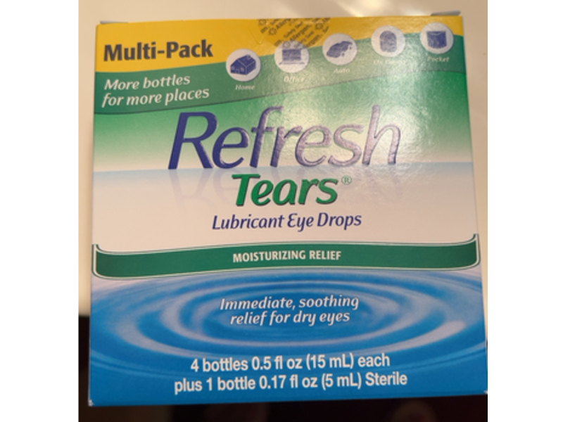Refresh Tears Moisturizing Relief Lubricant Eye Drops Set