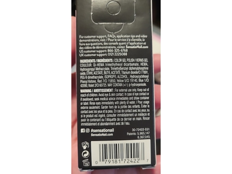 Sensationail Color Gel Nail Polish, Smell the Roses, 0.25 fl oz/7.39 mL